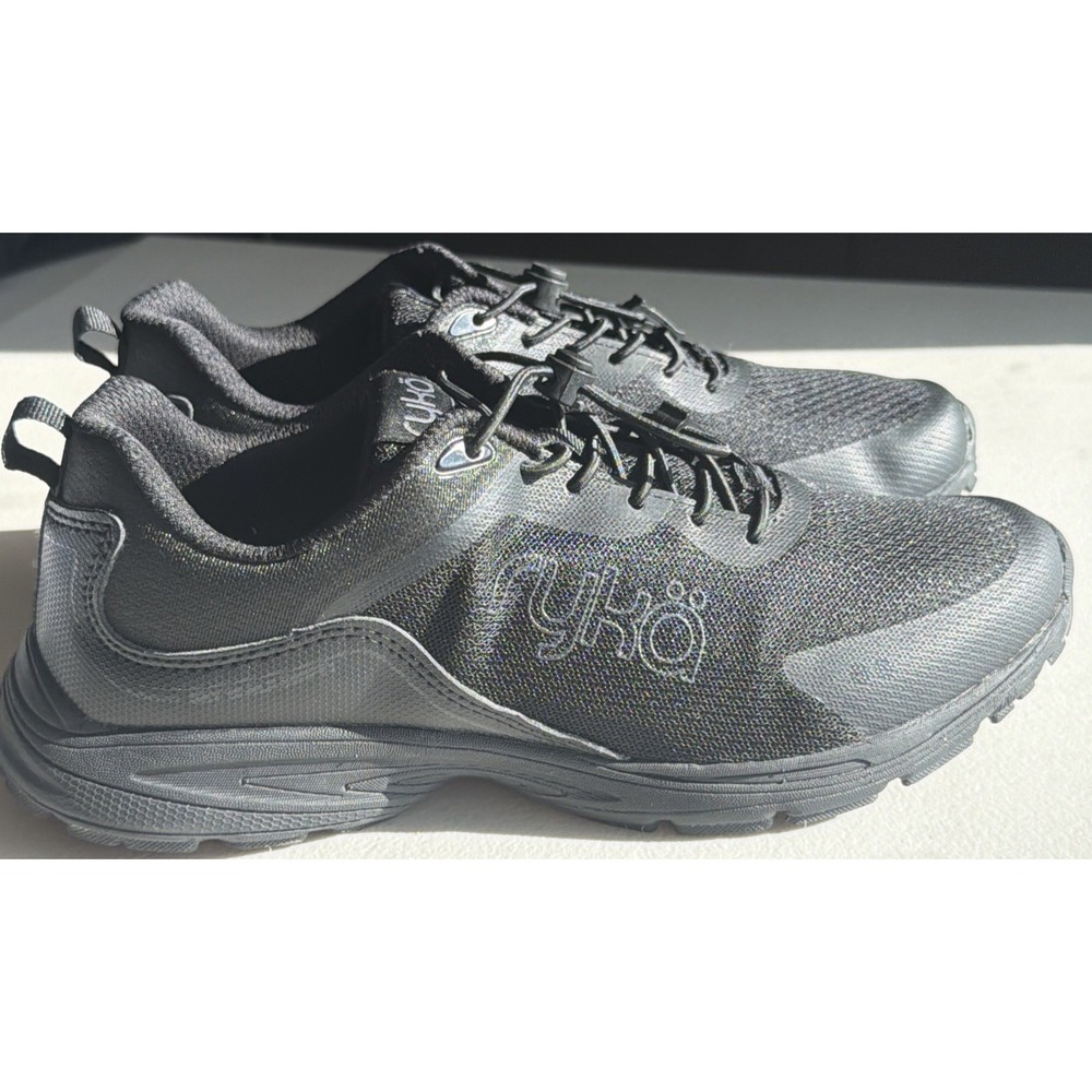Women's Ryka Memory Foam Walking Sneakers Sky Walk Swift Windsor Black 7.5W